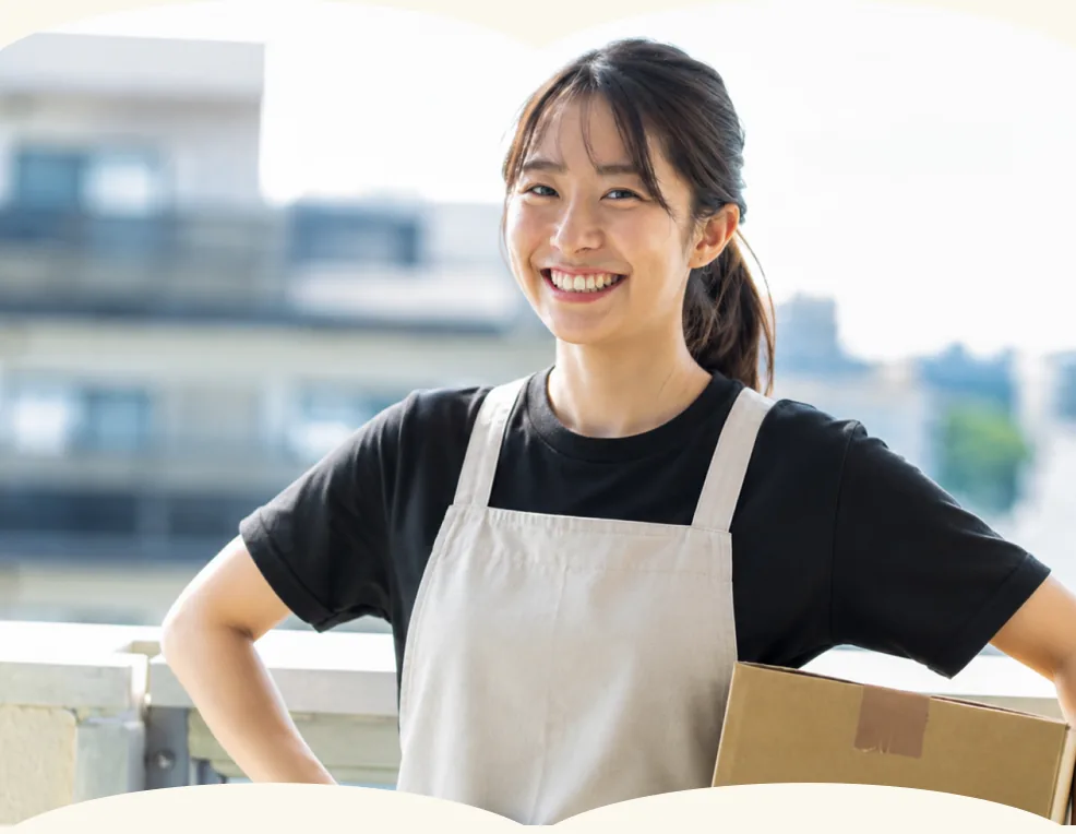 下草書店のスタッフが本の出張買取に伺う様子
